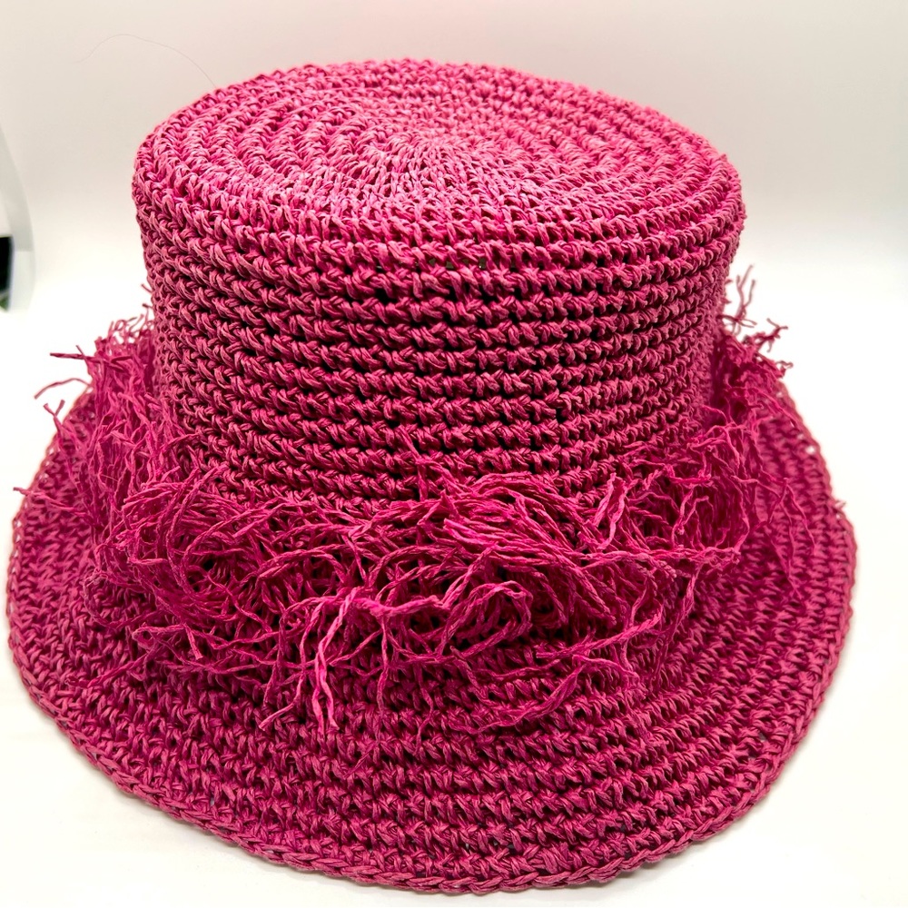 Pink crochet bucket hat, Barbie style, indie style, hippie style, preppy style